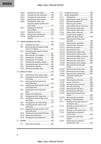 Husqvarna 2021 - FC 250 - Workshop Service Repair Manual