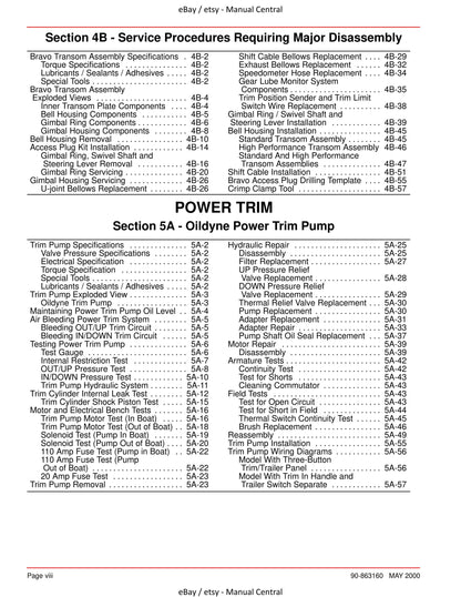 Mercury Mercruiser Service Manual 28 - Bravo Sterndrives