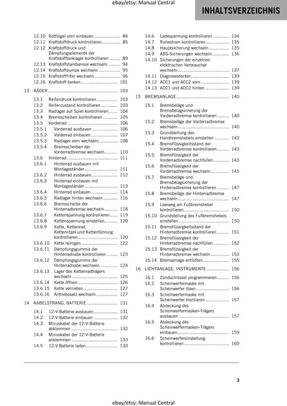 German Language - KTM 2023 - 790 Duke - Reparaturanleitung