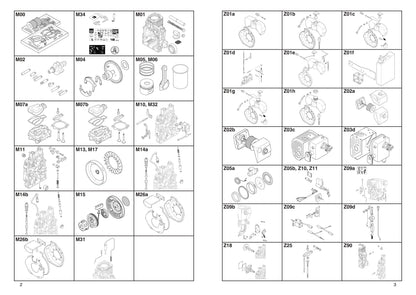 Hatz - 1B20 1B27 1B30 - Parts Manual, Original-Ersatzteile, Pièces de rechange d'origine, Repuestos originales, Pezzi di ricambio originali