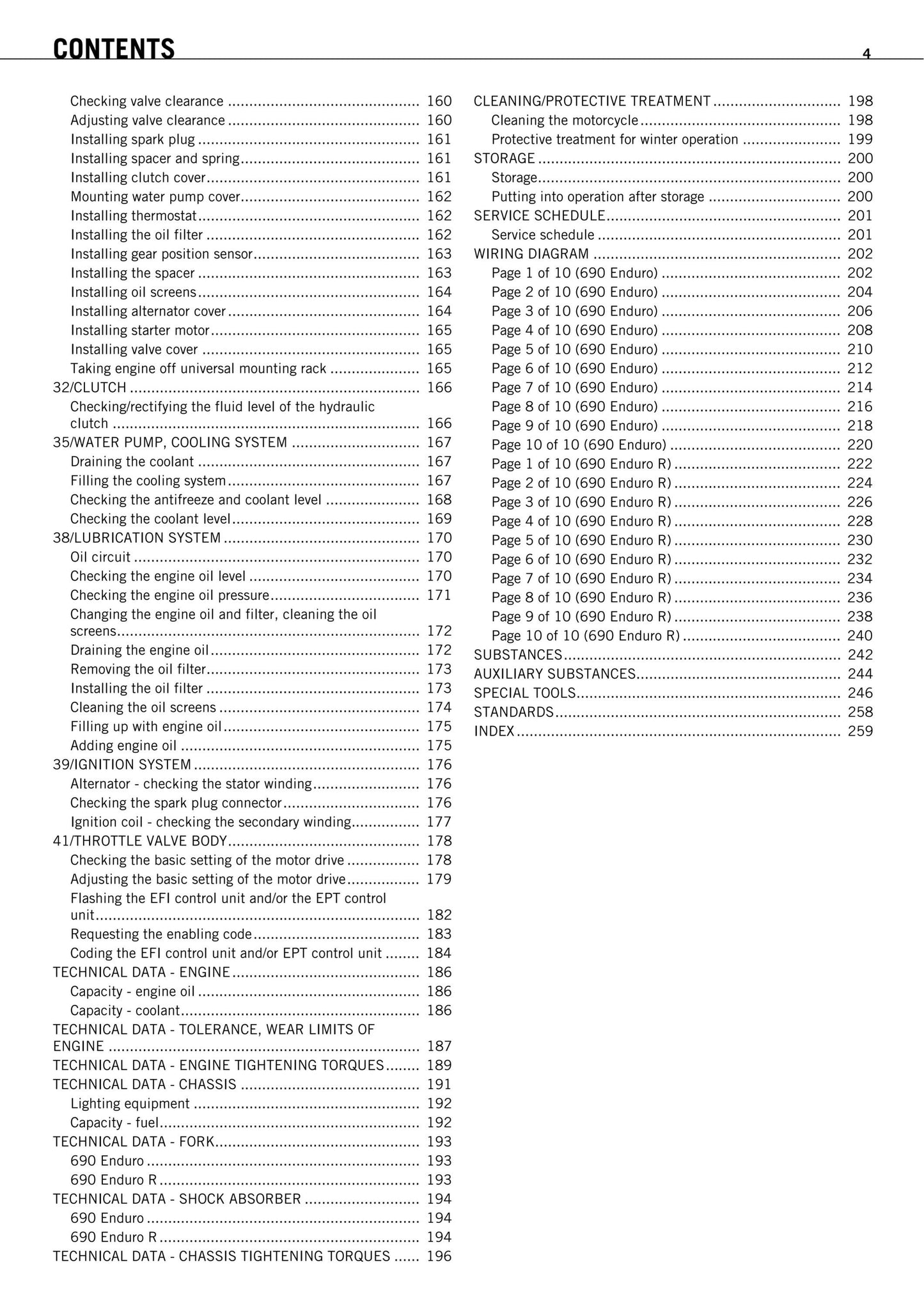 KTM 2010 - 690 Enduro R Eu Uk Usa Aus - Workshop Service Repair Manuals