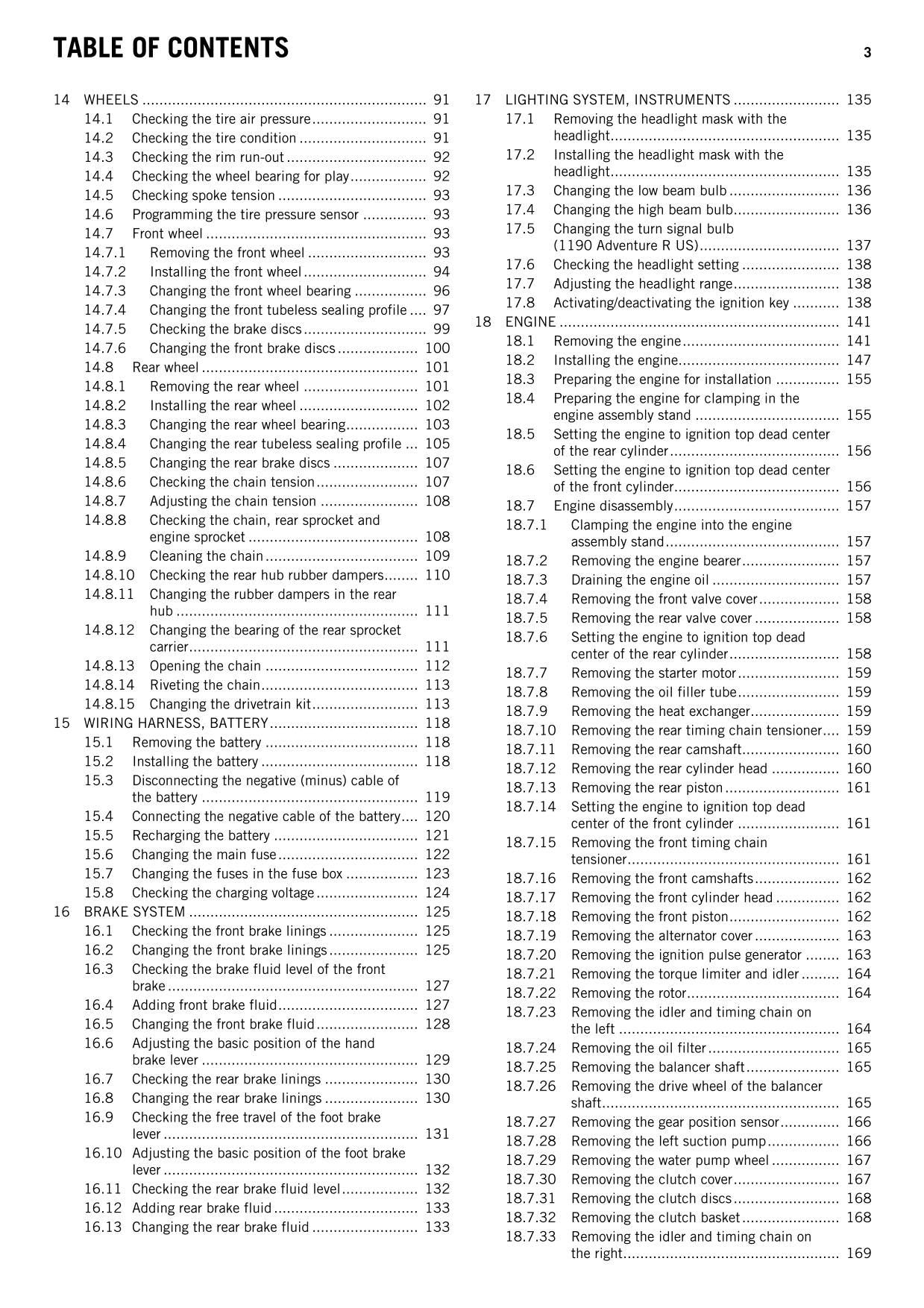 KTM 2016 - 1190 Adventure R - Service Workshop Repair Manual