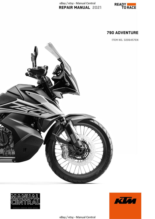 KTM 2021 - 790 Adventure - Service Workshop Repair Manual