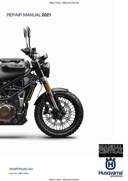Husqvarna 2021 - Svartpilen 401 - Workshop Service Repair Manual