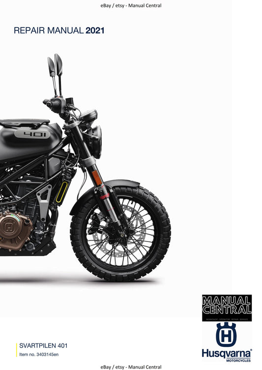 Husqvarna 2021 - Svartpilen 401 - Workshop Service Repair Manual