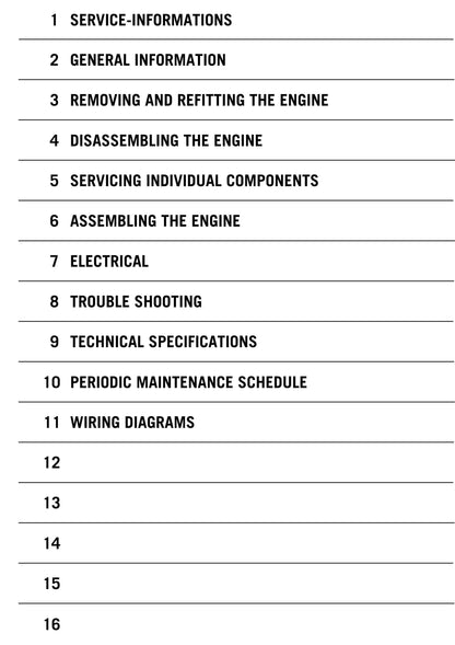 KTM 2004 2005 2006 2007 2008 2009 2010 2011 - 85 105 SX XC - Engine - Service Workshop Repair Manual