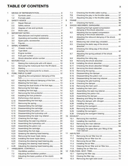 Husqvarna 2015 - FC 450 - Service Workshop Repair Manual