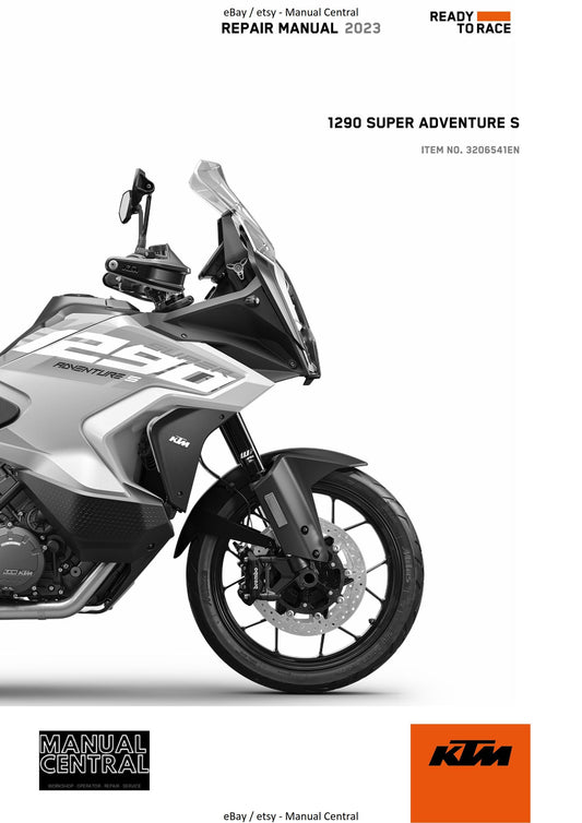 KTM 2023 - 1290 Super Adventure S - Service Workshop Repair Manual