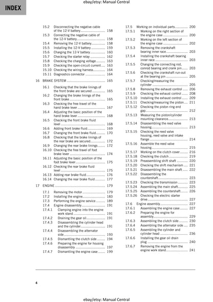 KTM 2025 - 125 150 Sx Xc - Service Workshop Repair Manual
