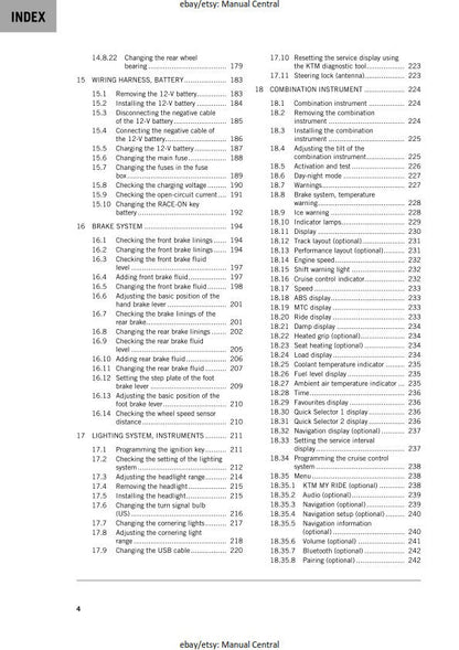 KTM 2020 - 1290 Super Duke GT - Service Workshop Repair Manual