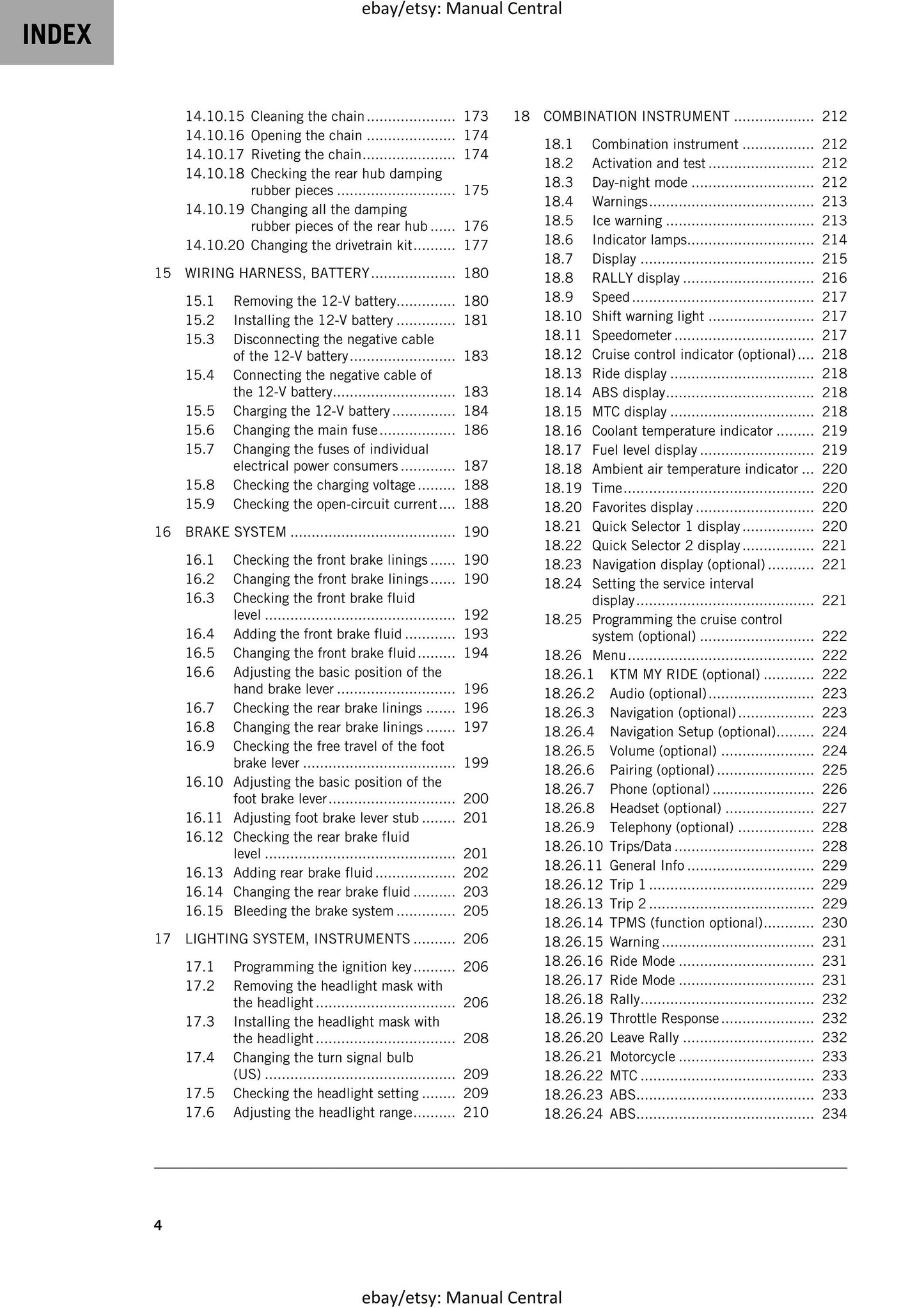 KTM 2019 - 790 Adventure R - Service Workshop Repair Manual