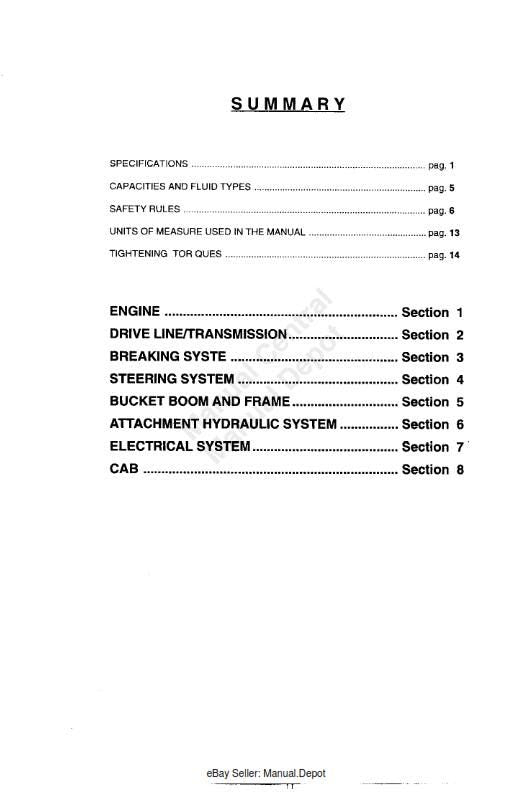 New Holland - LW110 LW130 - Workshop Service Repair Manual