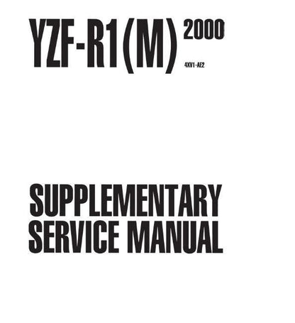 Yamaha YZF-R1 1998 TO 2000 - Workshop Service Repair Manual