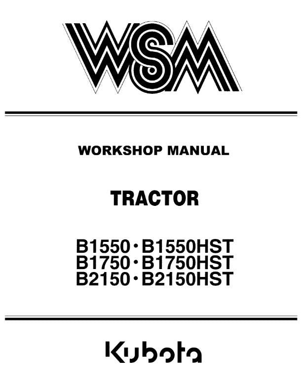 Kubota BT820 - Illustrated Parts Manual