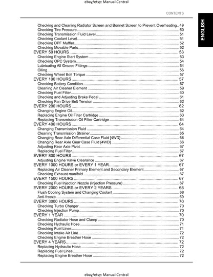 Kubota Front Mower - Operator Manual - F2690E F2690 F3990
