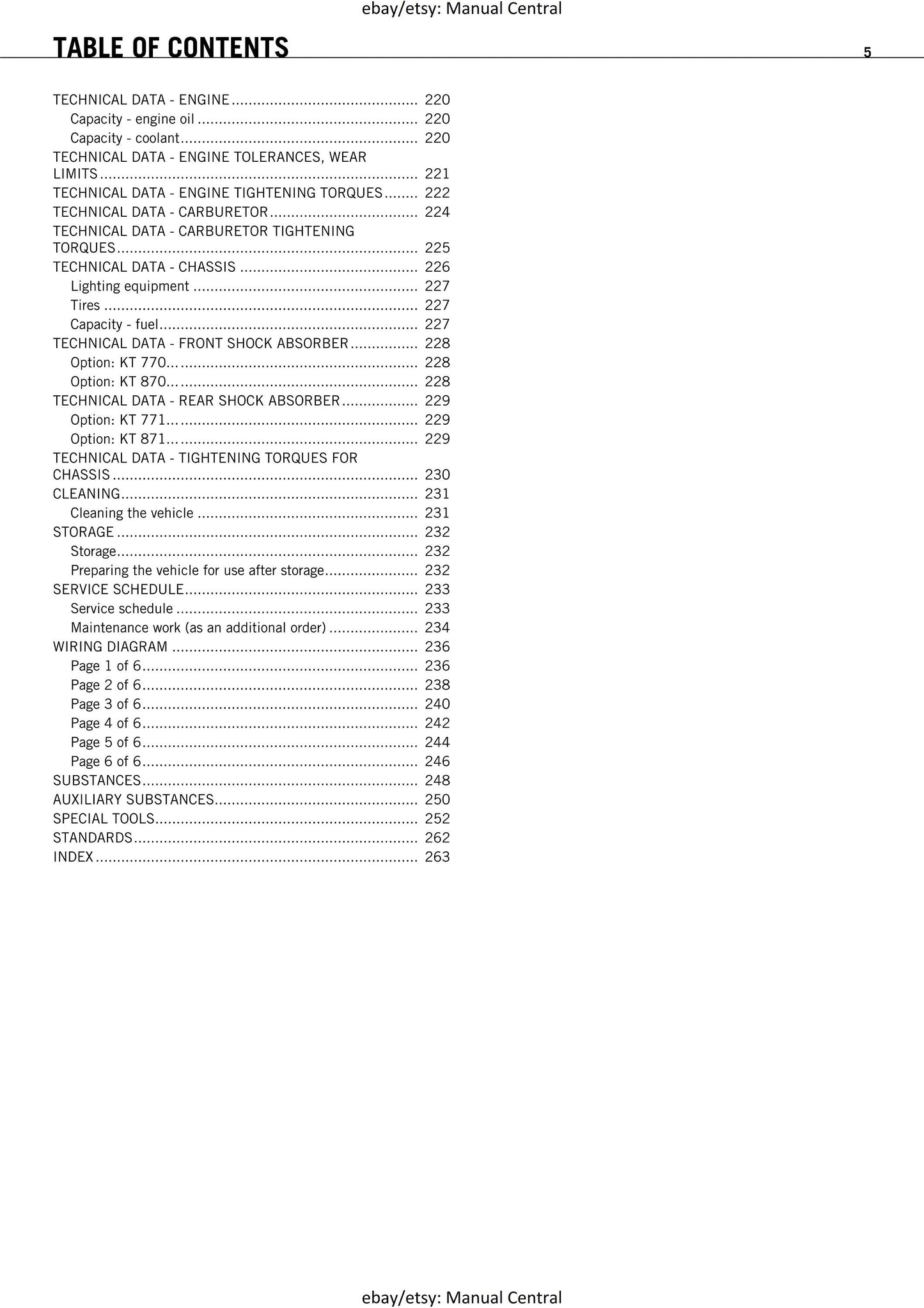 KTM ATV 2011 - 525 Xc Atv Eu - Service Workshop Repair Manual