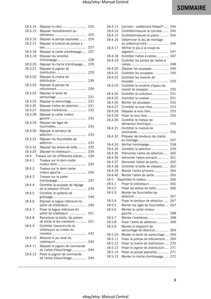 French Language - Ktm 2017 - 350 EXC-F - Manuel De Reparation -  Service Workshop Repair Manual