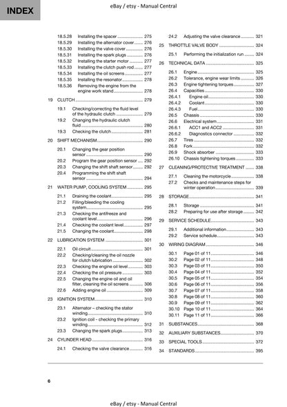 Husqvarna 2023 - 701 Supermoto Eu edition - Service Workshop Repair Manual