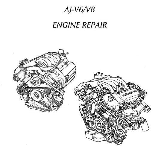 Jaguar Aj V6 V8 Engine - Service Repair Workshop Manual - 1998 Edition