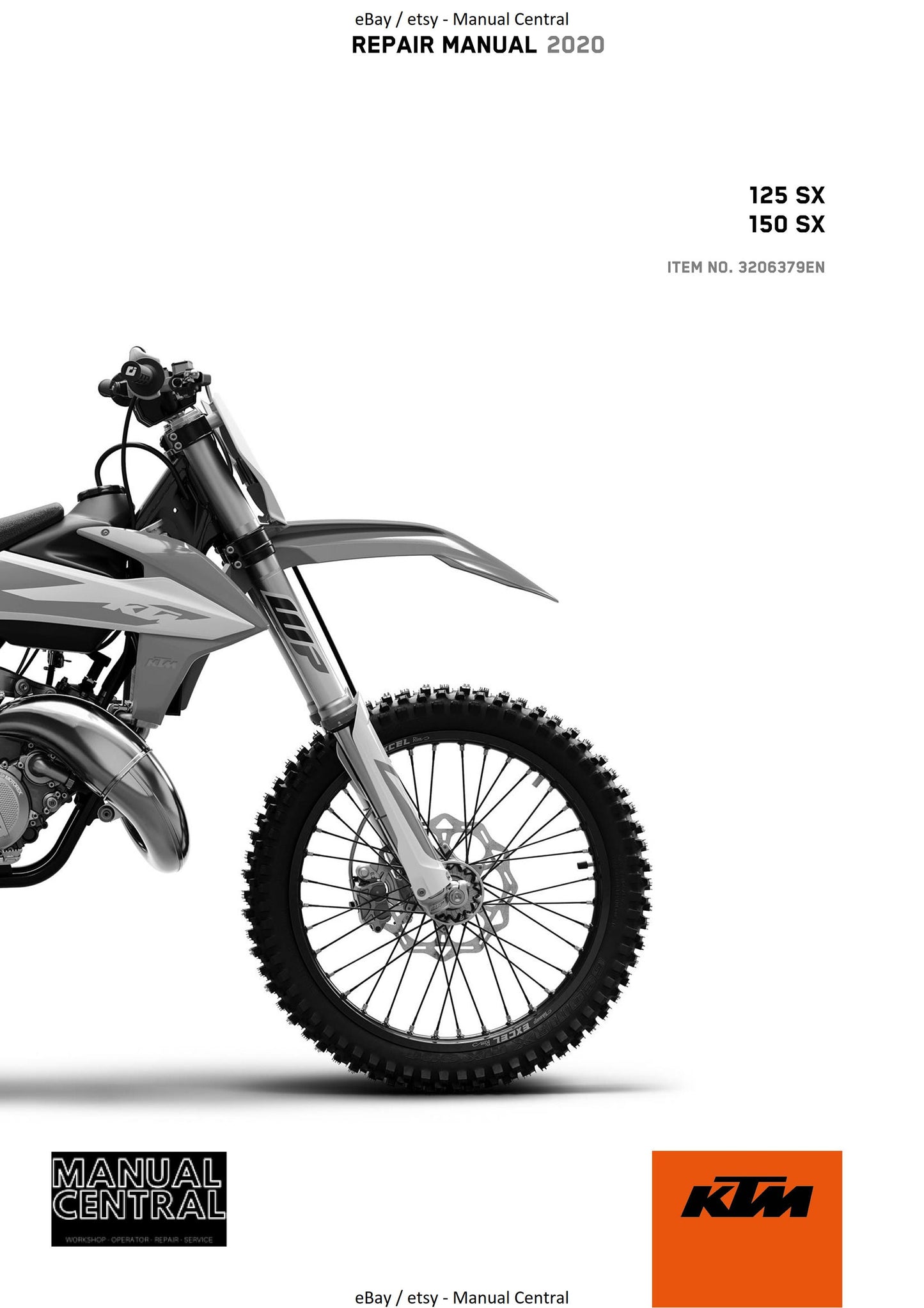 KTM 2020 - 125 150 SX - Service Workshop Repair Manual
