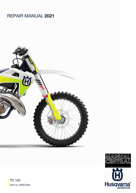 Husqvarna 2021 - TC 125 - Workshop Service Repair Manual