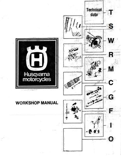 Husqvarna 1973 1974 1975 1976 1978 1979 2 Stroke Engine -  Workshop Service Repair Manual