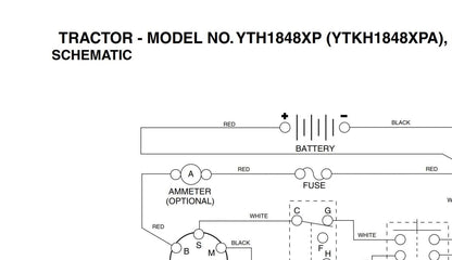 Husqvarna Ride Mower YTH1848X YTKH1848XP A - Parts Manual - includes wiring diagram