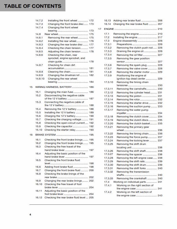Husqvarna 2017 - FC FX 350 - Service Workshop Repair Manual