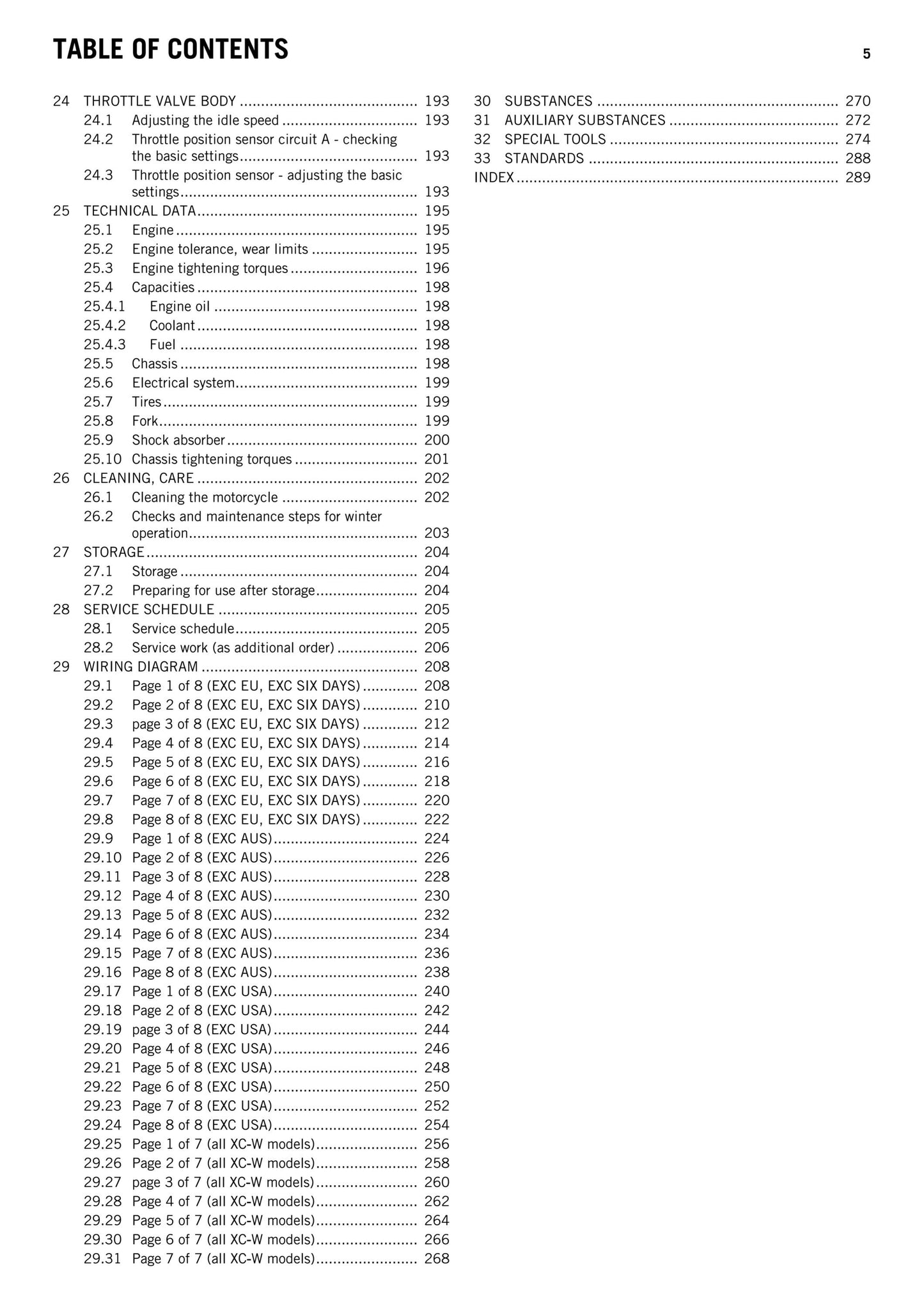 KTM 2012 - 450 500 Exc Six Days Xc-w  - Workshop Service Repair Manual