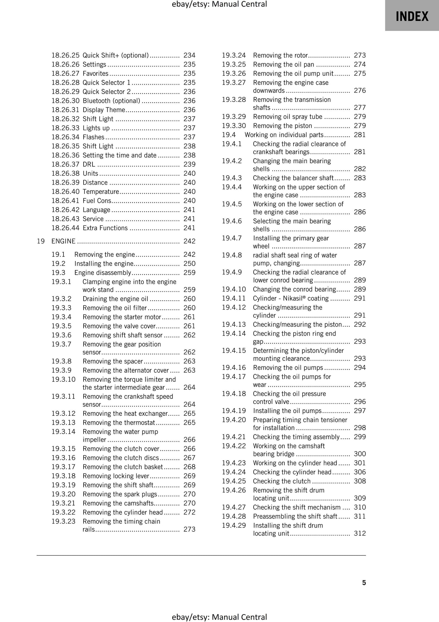 KTM 2019 - 790 Adventure R - Service Workshop Repair Manual