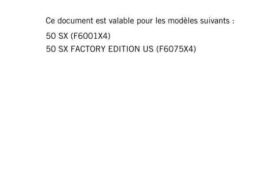 French Language - Ktm 2024 - 50 SX Factory Edition - Manuel De Reparation -  Service Workshop Repair Manual