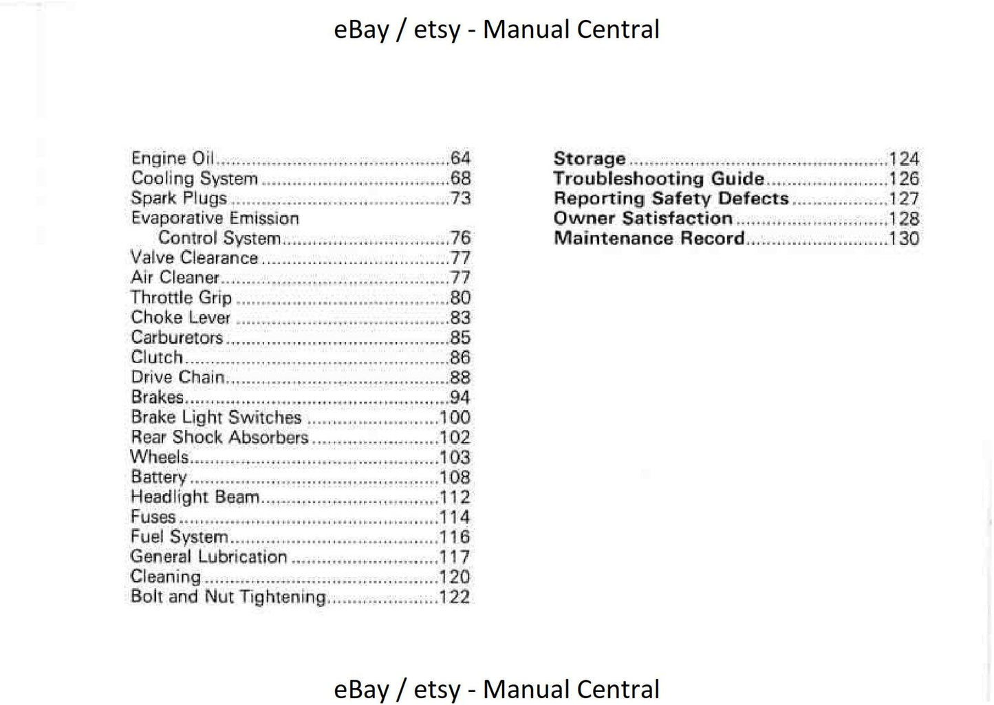 Kawasaki - 250 HS - Owners Manual