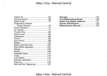 Kawasaki - 250 HS - Owners Manual