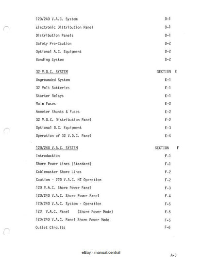 Bertram 58 Convertiable - Owners Manual