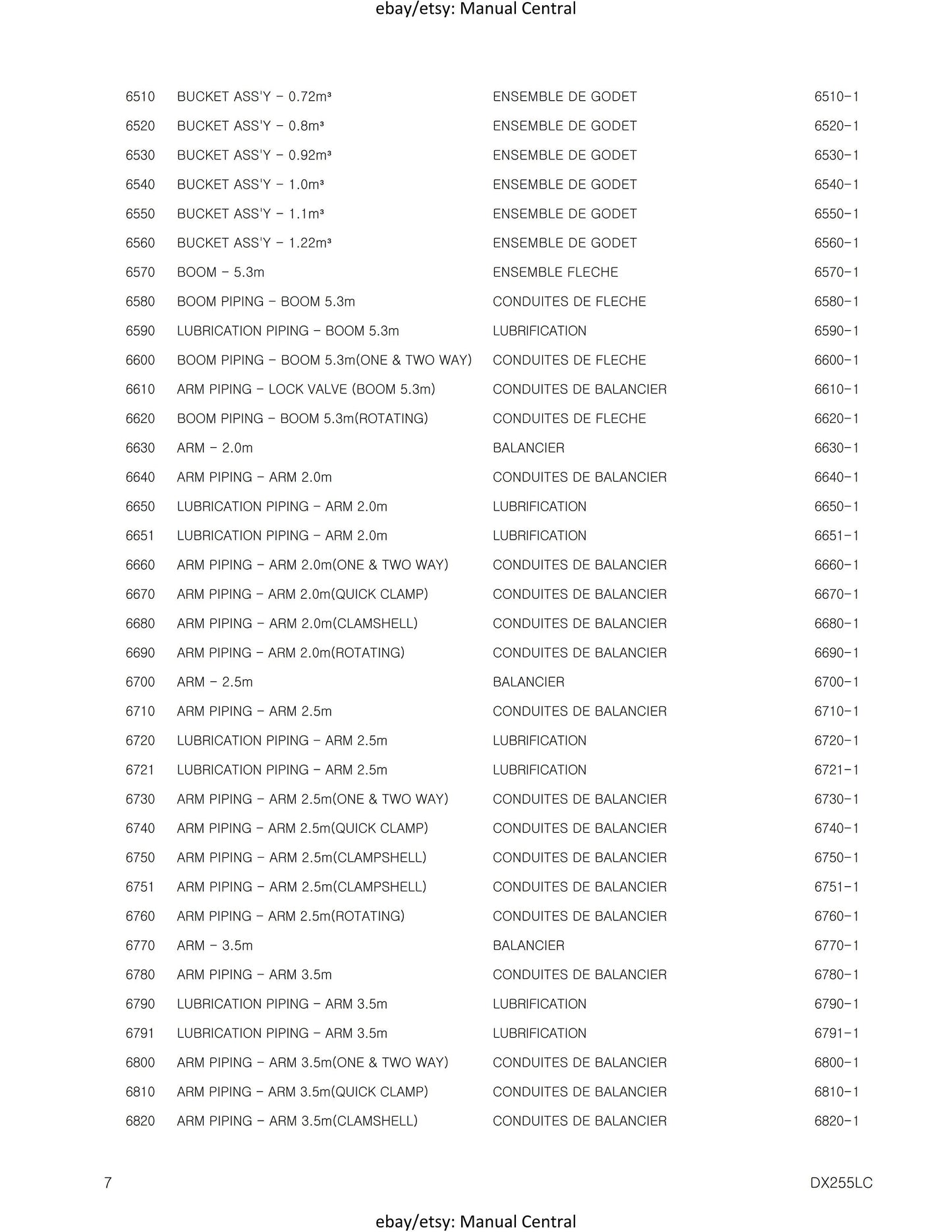 Doosan - Parts Book - DX225LC - Serial 5001 to 5432