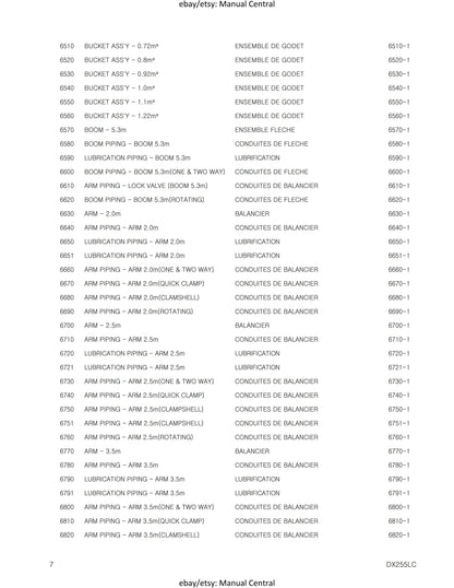 Doosan - Parts Book - DX225LC - Serial 5001 to 5432