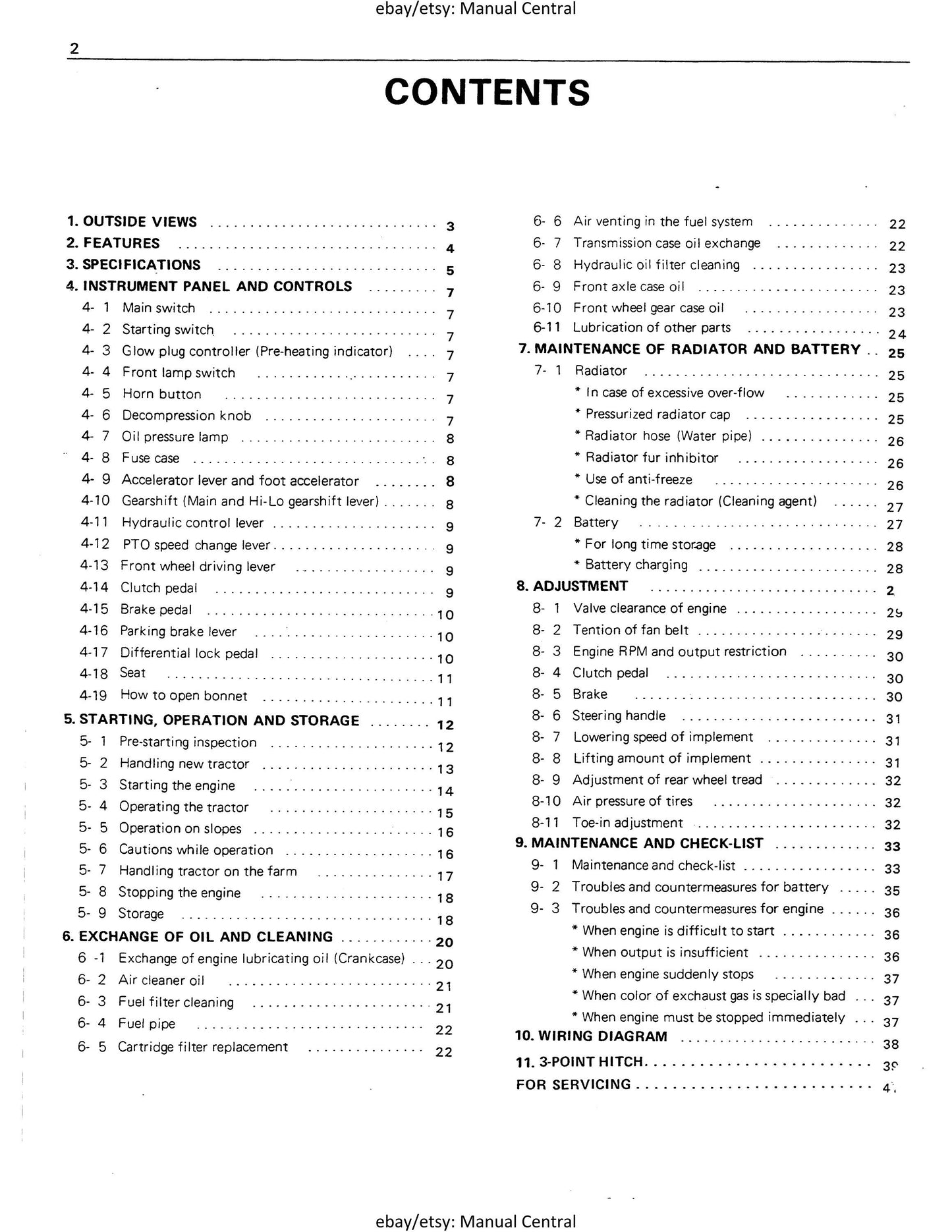 Kubota Tractor - B6000 - Operator Manual