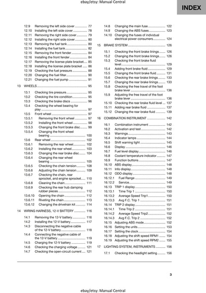 Husqvarna 2022 - Svartpilen 125 - Service Workshop Repair Manual