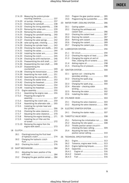 KTM 2024 - 450 Sx-f Xc-f - Service Workshop Repair Manual