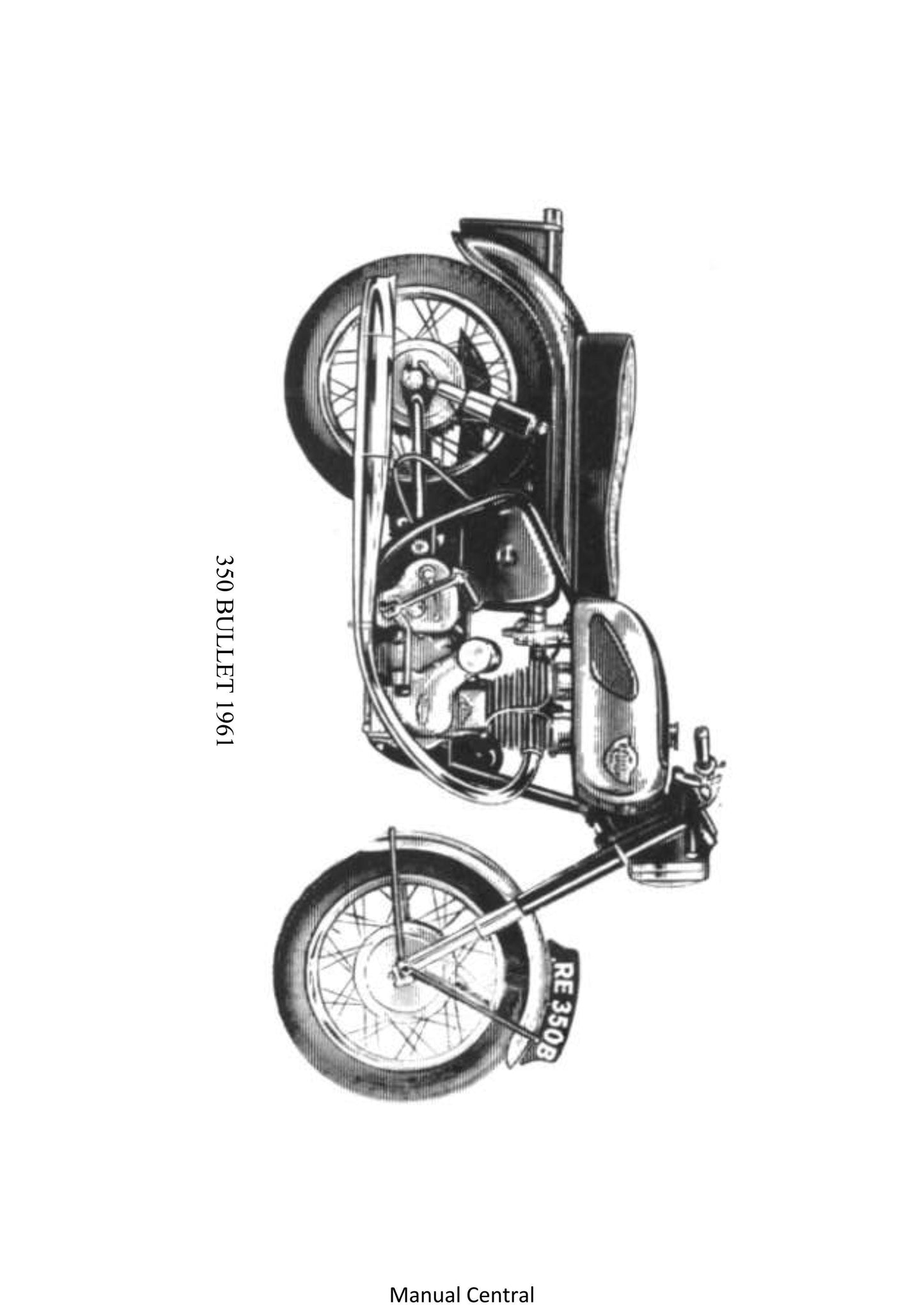 1956 to 1962 Royal Enfield 350 Bullet, 500 Bullet, 350 Clipper - Inc Airflow and Trials Works Replica -  Workshop Service Repair Manual