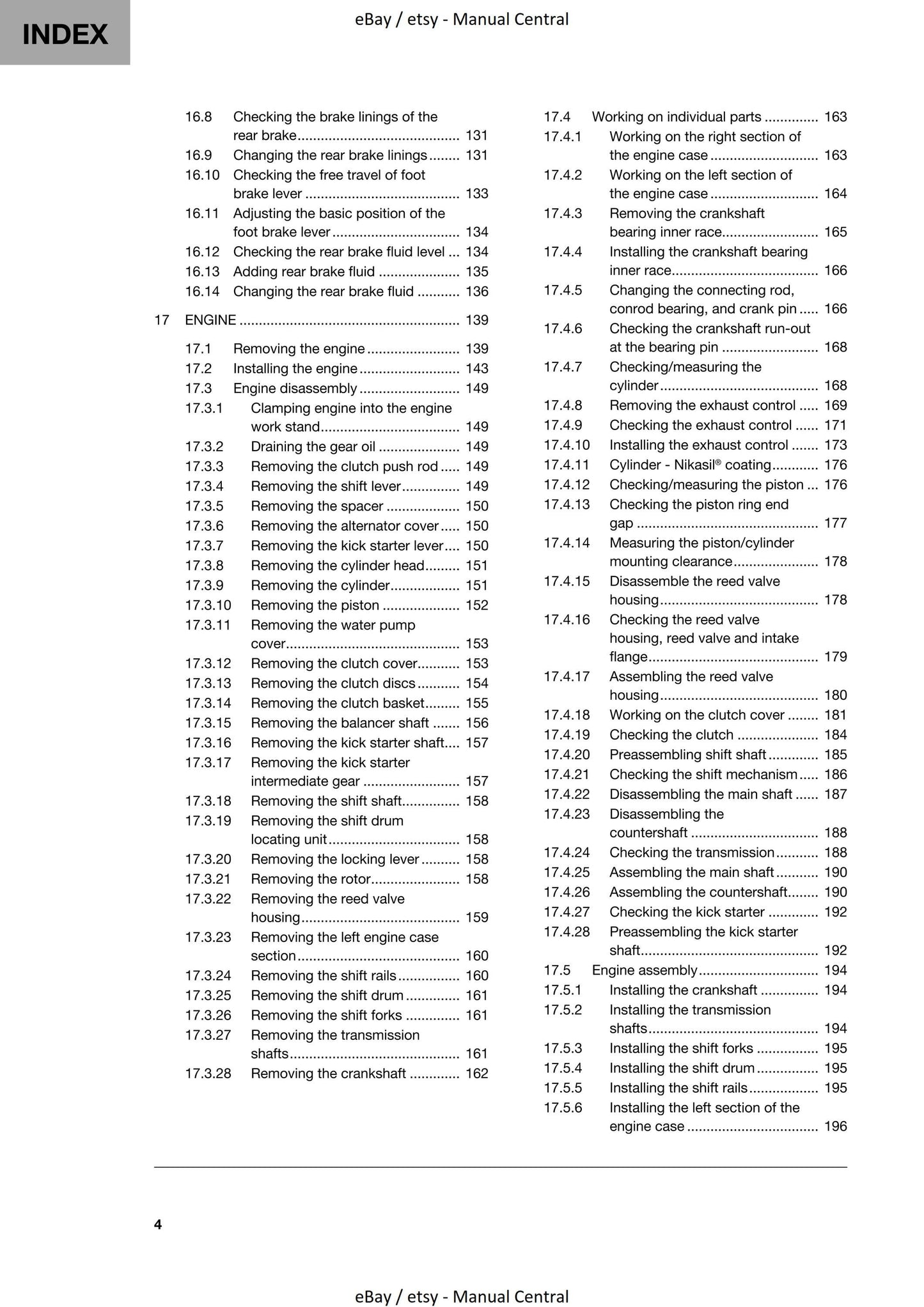 Husqvarna 2020 - TC 250 - Workshop Service Repair Manual