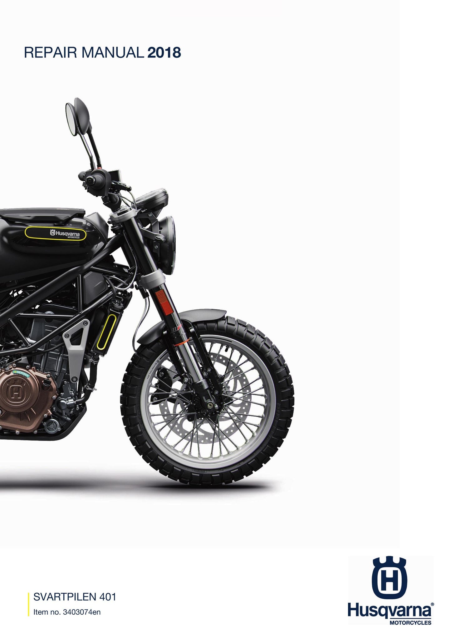 Husqvarna 2018 - Svartpilen 401 - Workshop Service Repair Manual