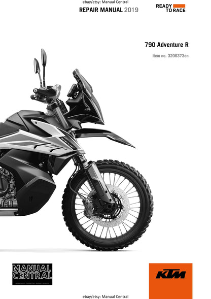 KTM 2019 - 790 Adventure R - Service Workshop Repair Manual