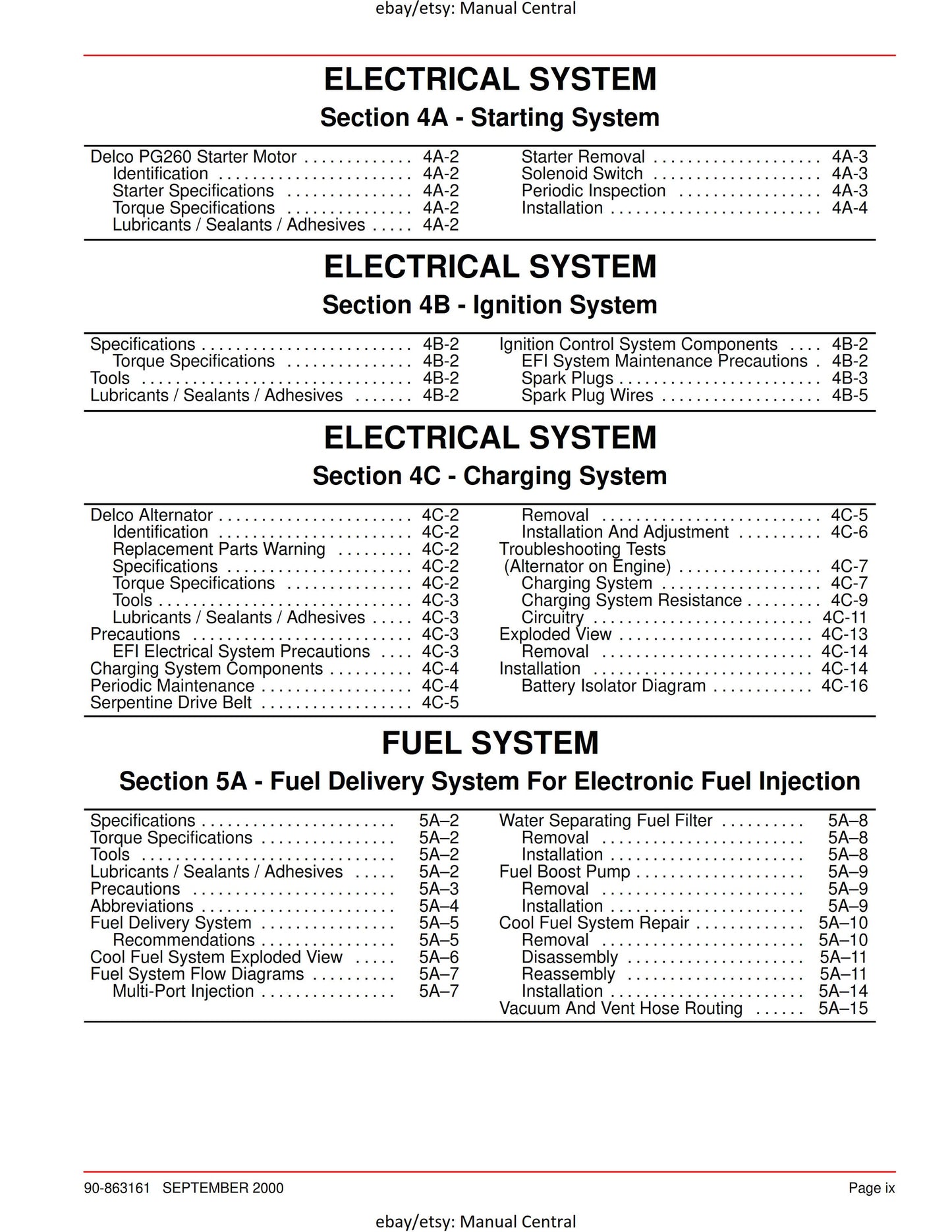 Mercury Mercruiser Service Manual 30 - 496 CID 8.1L Gasoline Engine