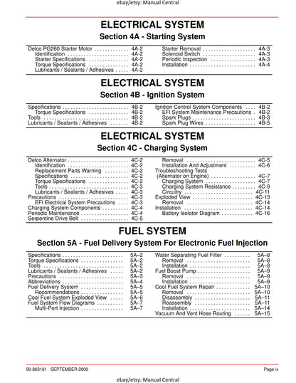 Mercury Mercruiser Service Manual 30 - 496 CID 8.1L Gasoline Engine