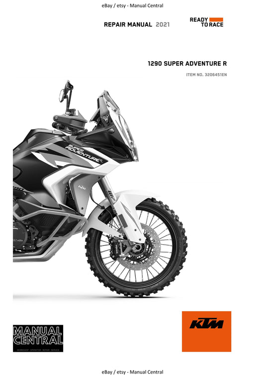 KTM 2021 - 1290 Super Adventure R - Service Workshop Repair Manual
