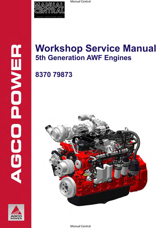 Agco Sisu Power - 5th Generation AWF Engines - 33, 44, 49, 66, 74, 84, 98 - Workshop Service Repair Manual