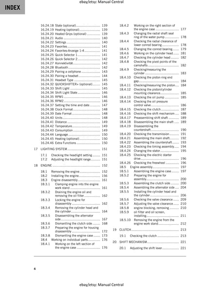 KTM 2024 - 390 Duke - Service Workshop Repair Manual
