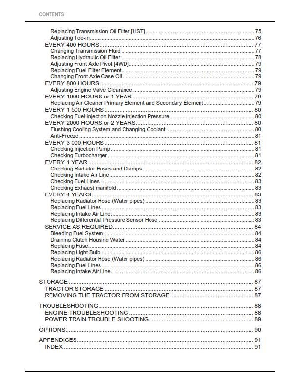 Kubota Tractor - B2650 B3350 B3350SU - Operator Manual