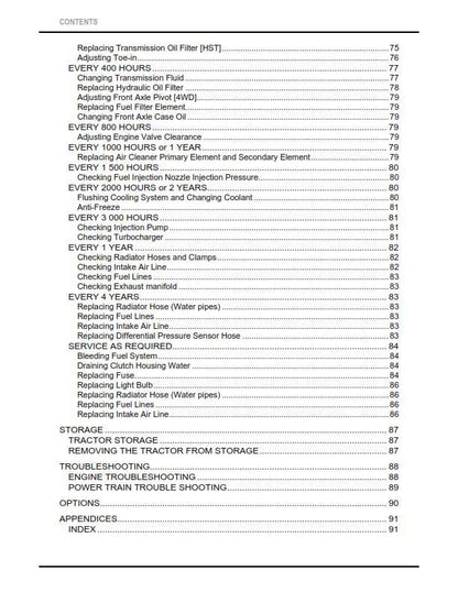 Kubota Tractor - B2650 B3350 B3350SU - Operator Manual